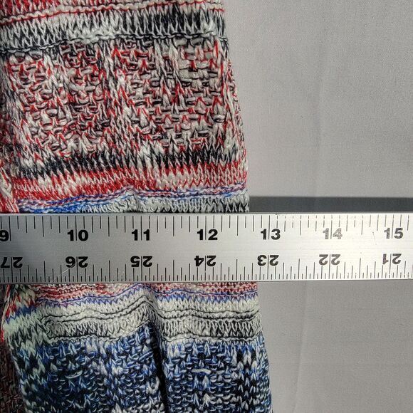 NWT Style & Co Multicolor 100% Acrylic Vest Sleeveless Knitted Fringe-Trim Sz XL - Picture 8 of 8